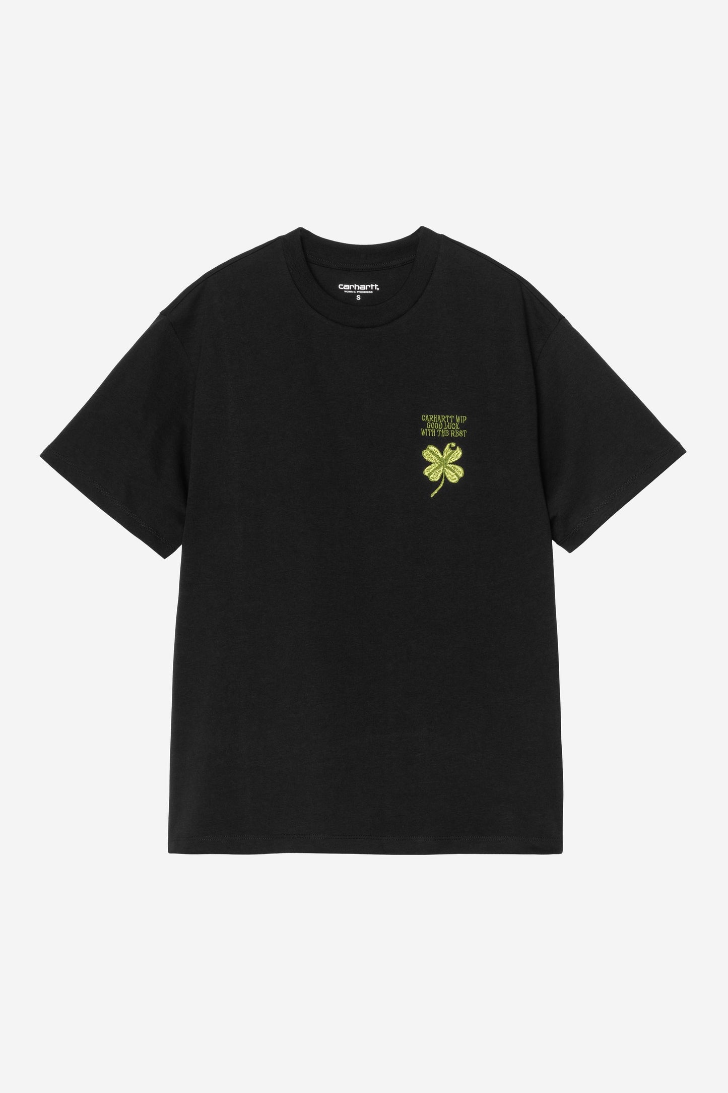 W S/S Clover T-Shirt black | Bildmaterial bereitgestellt von SHOES.PLEASE.