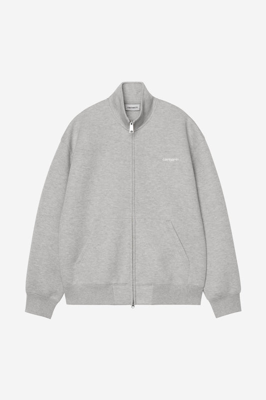 Alda Zip Sweat Jacket grey heather / white