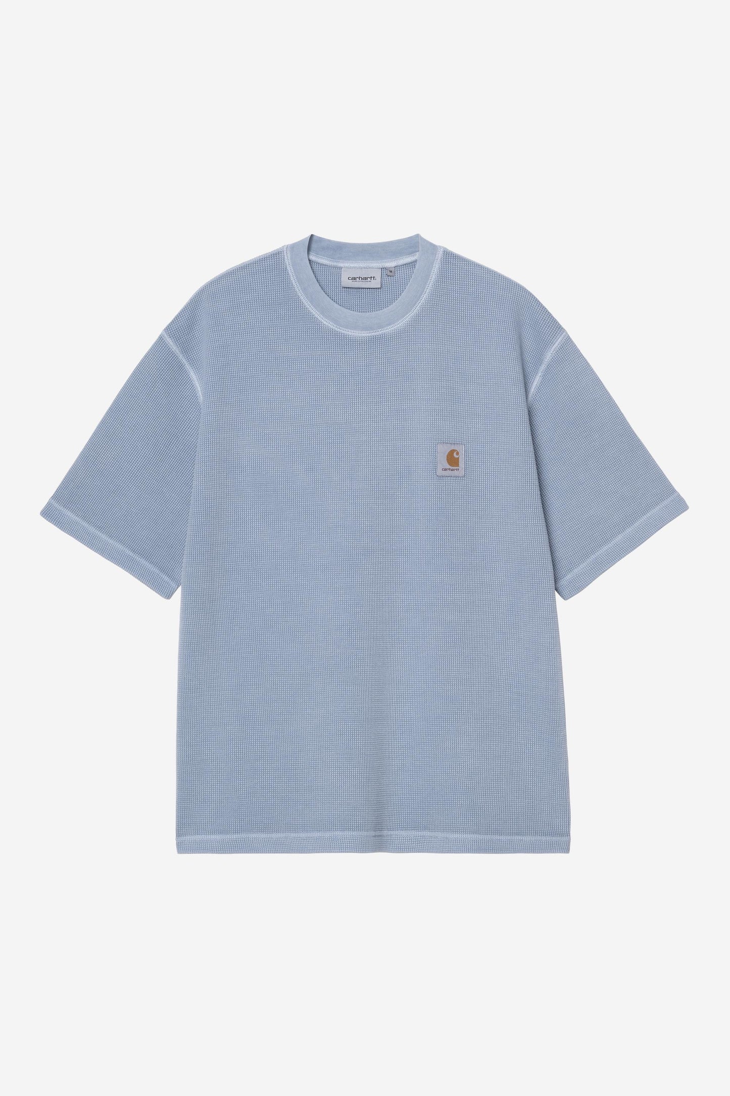 S/S Nelson Waffle T-Shirt gentle blue | Bildmaterial bereitgestellt von SHOES.PLEASE.