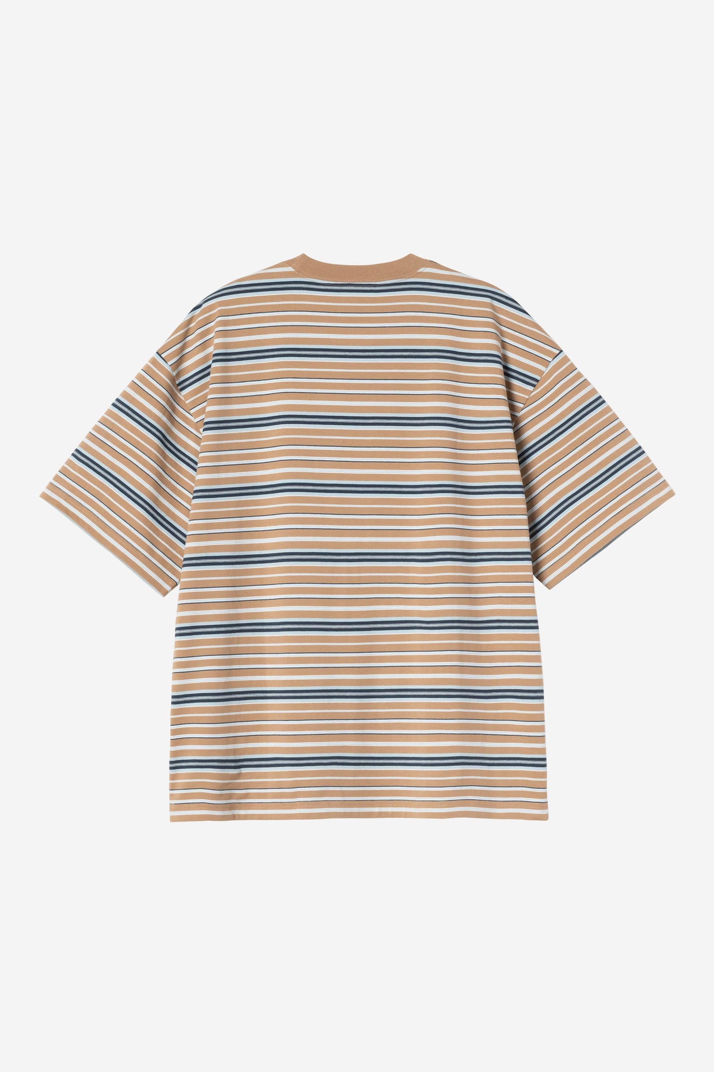 S/S Zane T-Shirt zane stripe, peanut | Bildmaterial bereitgestellt von SHOES.PLEASE.