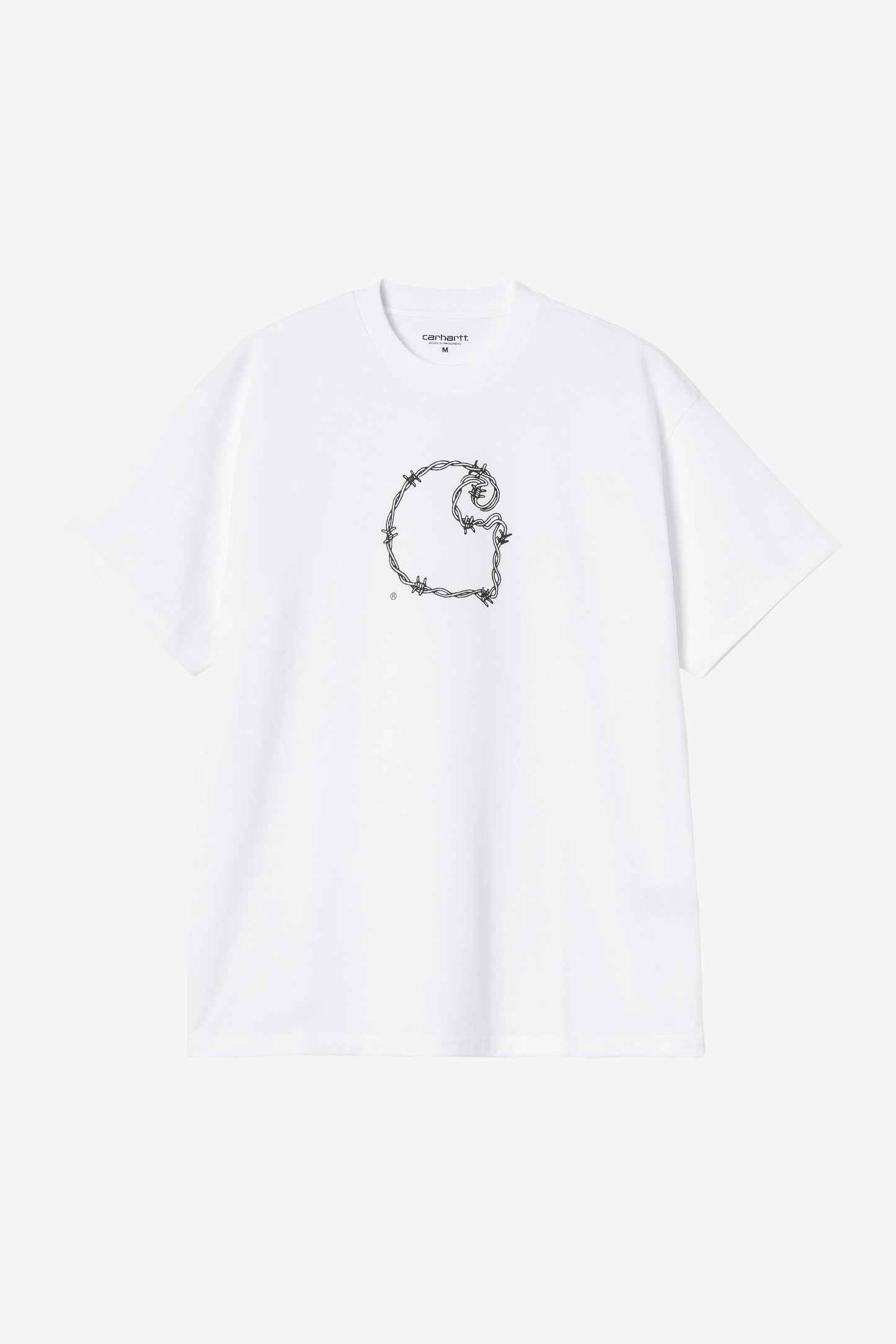 S/S Barbwire C T-Shirt white | Bildmaterial bereitgestellt von SHOES.PLEASE.