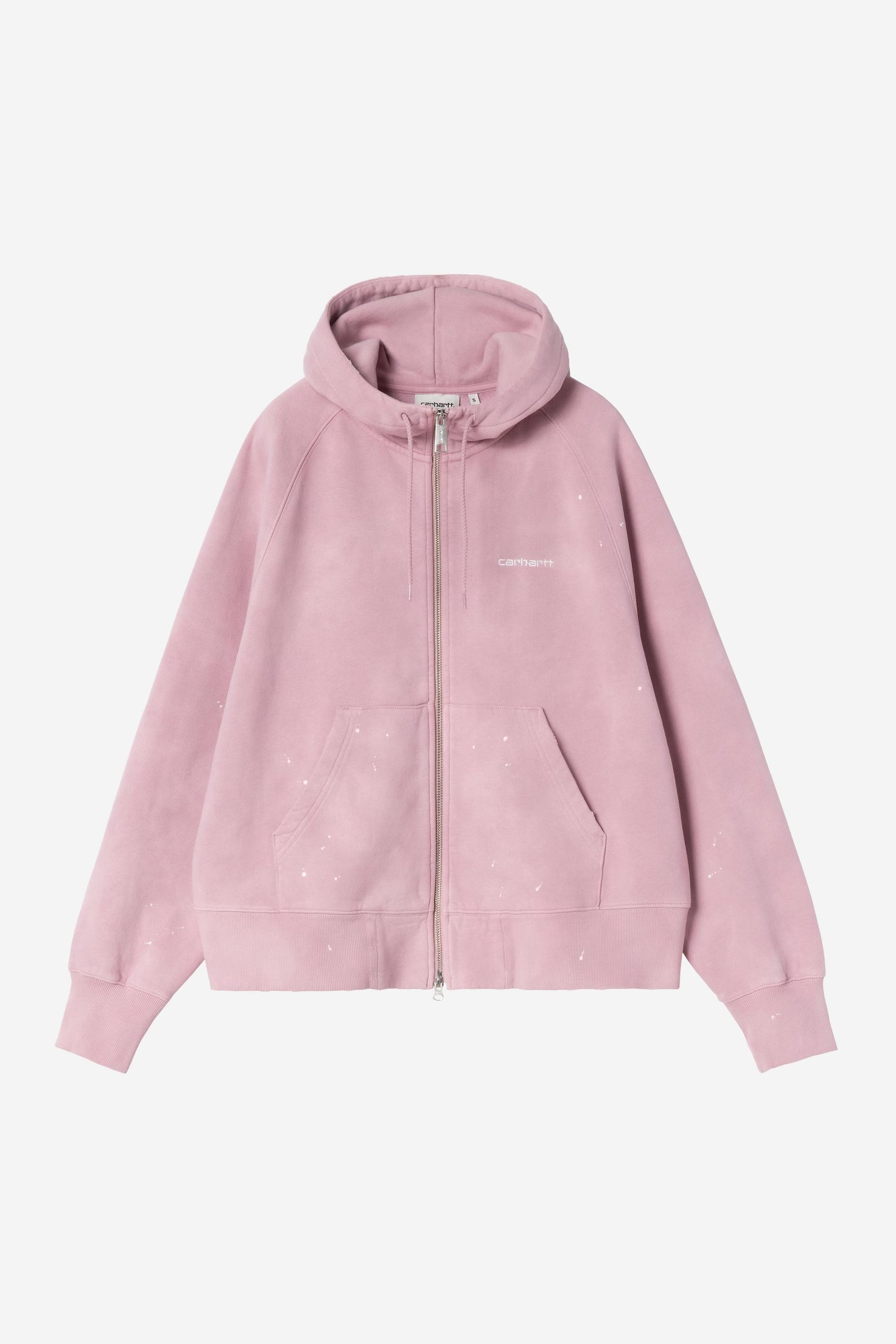 W' Hooded Painter Jacket hortensia /destroy wash, splatter | Bildmaterial bereitgestellt von SHOES.PLEASE.