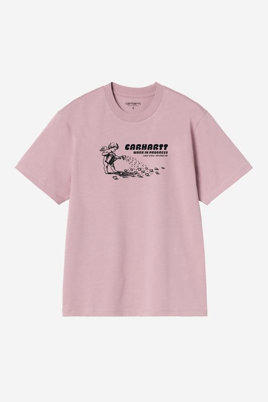 W' S/S Bumper Sticker T-Shirt hortensia
