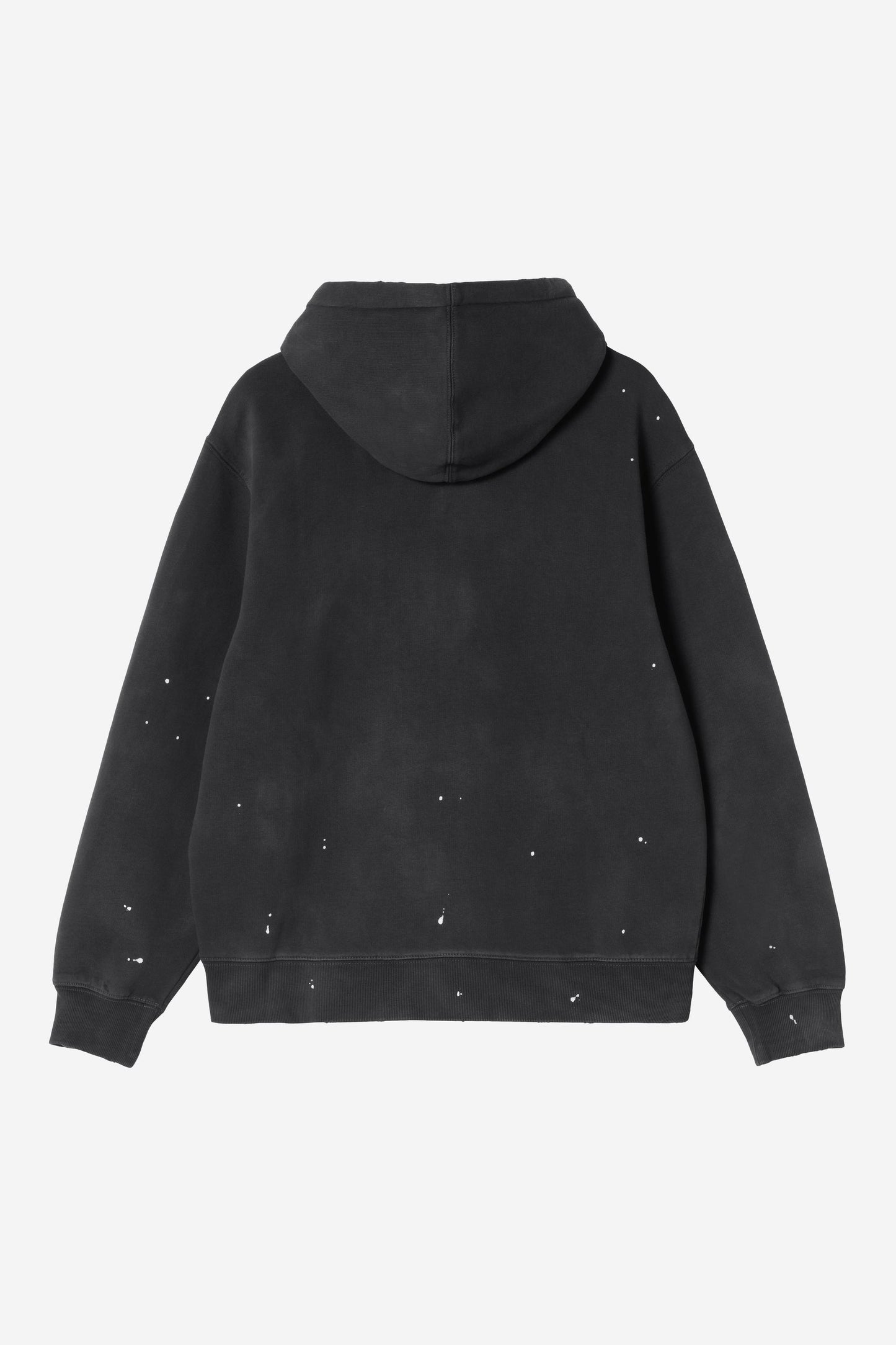 Hooded Painter Jacket black /destroy wash, splatter | Bildmaterial bereitgestellt von SHOES.PLEASE.