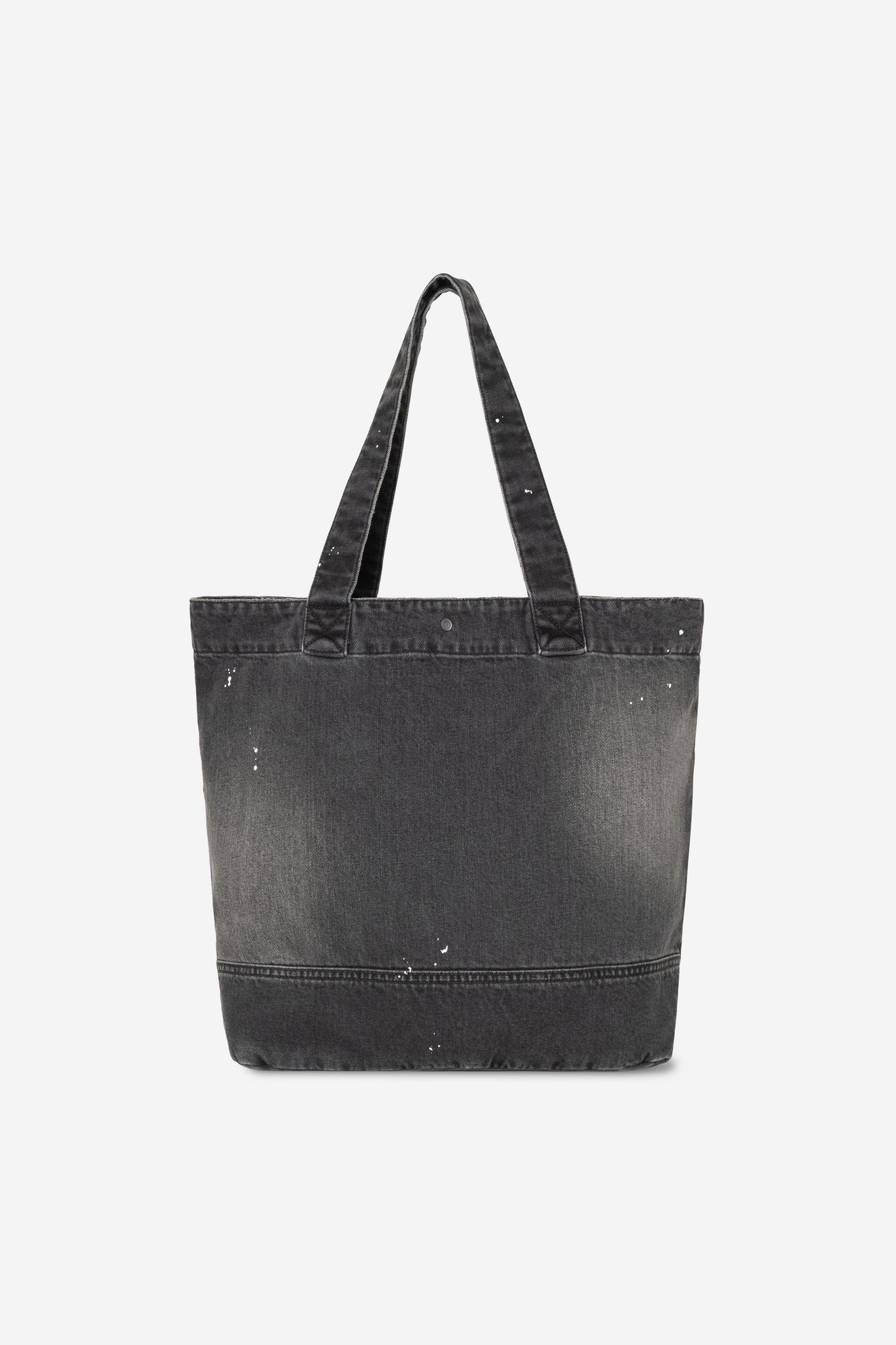 Denim Tote black /destroy wash, splatter | Bildmaterial bereitgestellt von SHOES.PLEASE.