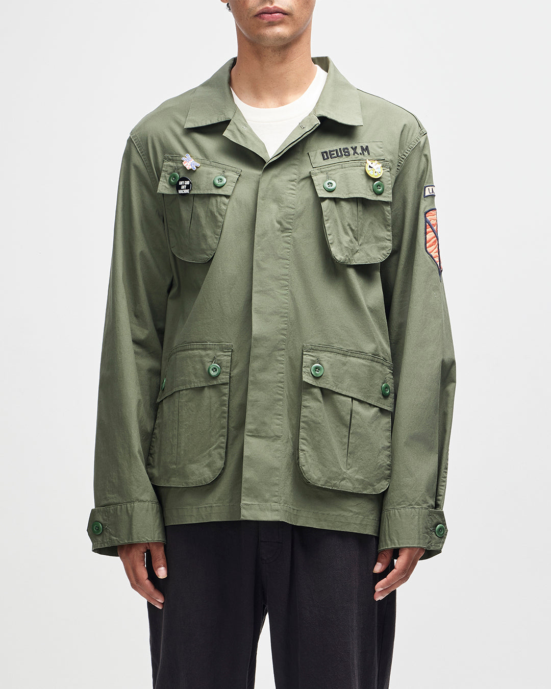 Power Overshirt pine green | Bildmaterial bereitgestellt von SHOES.PLEASE.