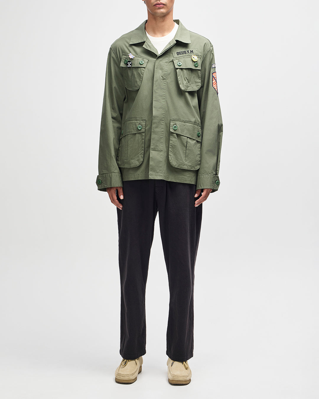 Power Overshirt pine green | Bildmaterial bereitgestellt von SHOES.PLEASE.