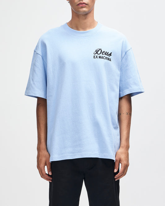 Harajuku Sign Tee cerulean blue