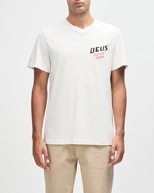 Dogleg Tee dirty white