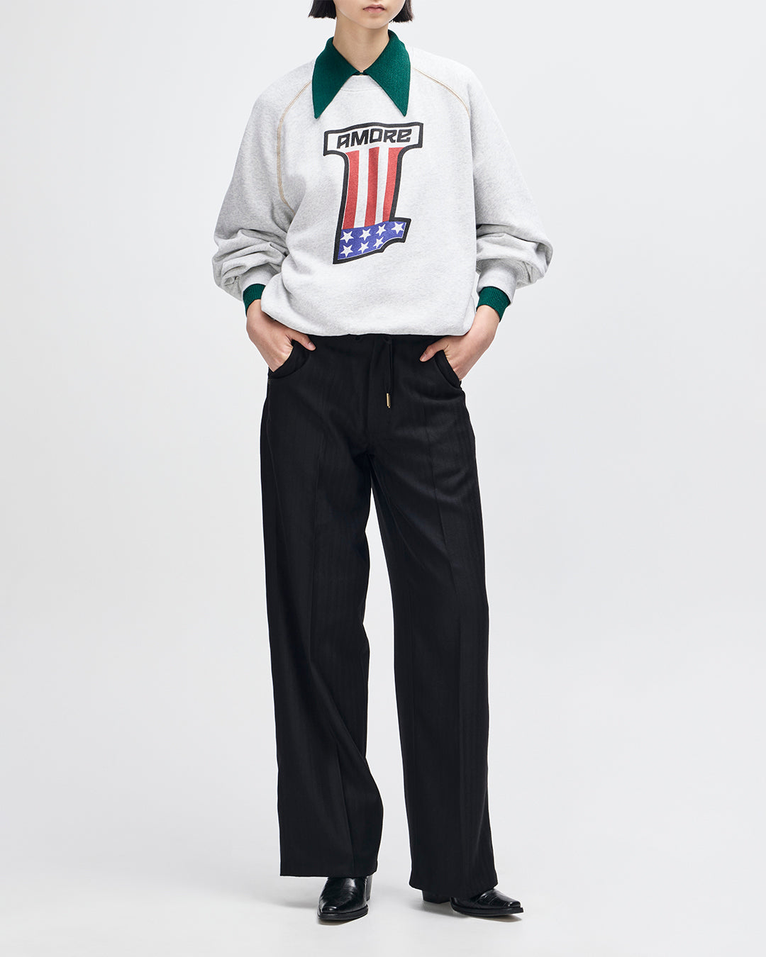 One More Marle Crew lt grey marle | Bildmaterial bereitgestellt von SHOES.PLEASE.