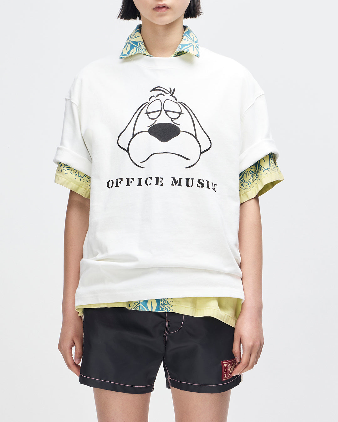 Office Musique Tee vintage white | Bildmaterial bereitgestellt von SHOES.PLEASE.