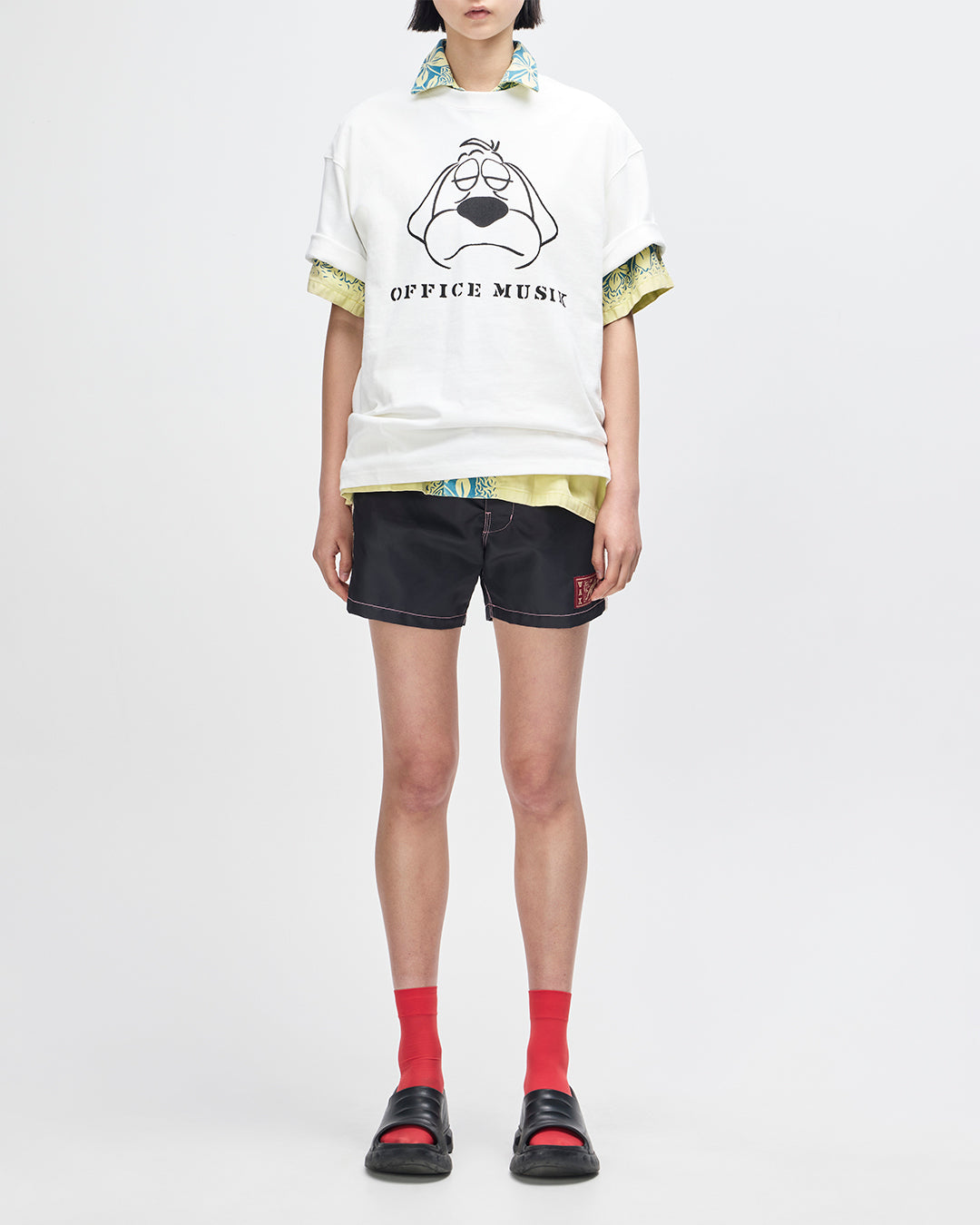 Office Musique Tee vintage white | Bildmaterial bereitgestellt von SHOES.PLEASE.