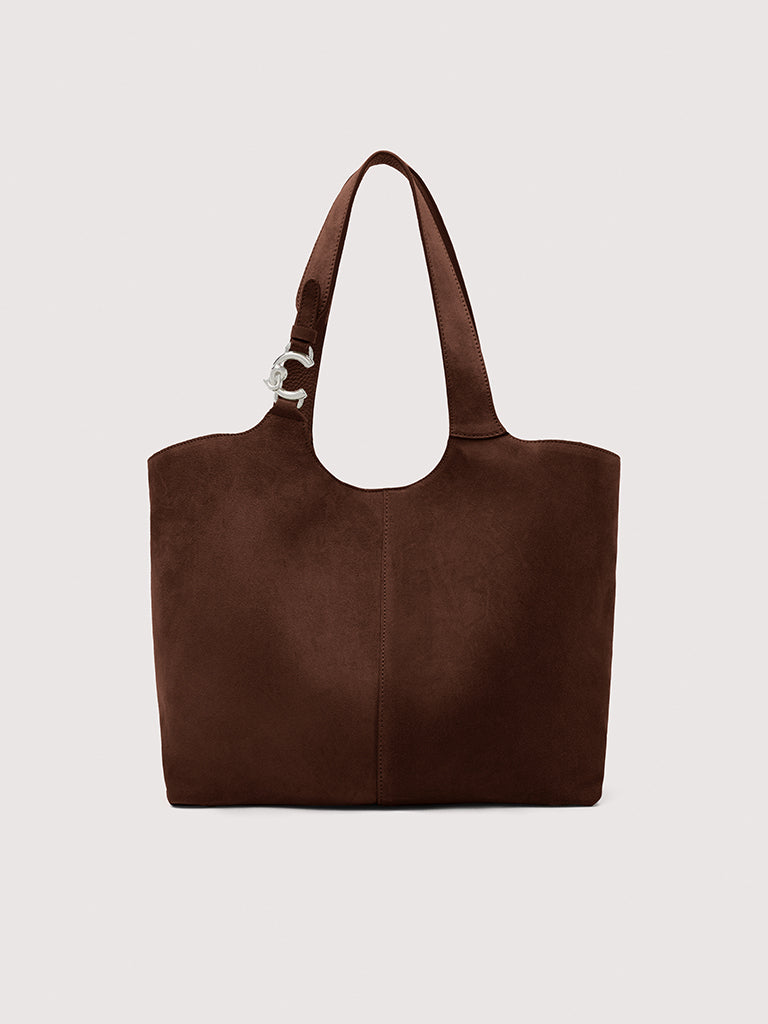 C Easy Suede Handbag brunette/brunette | Bildmaterial bereitgestellt von SHOES.PLEASE.
