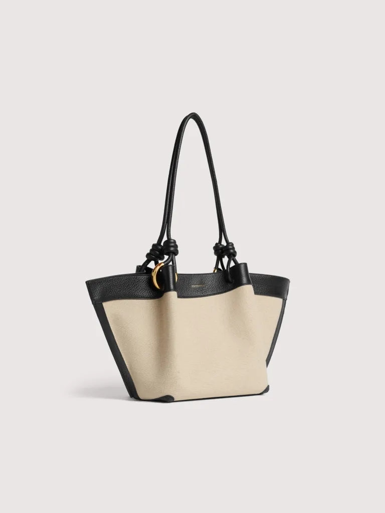 COCCINELLEFINN CANVAS HANDBAG CANVAS FABRIC natural/noir | Bildmaterial bereitgestellt von SHOES.PLEASE.