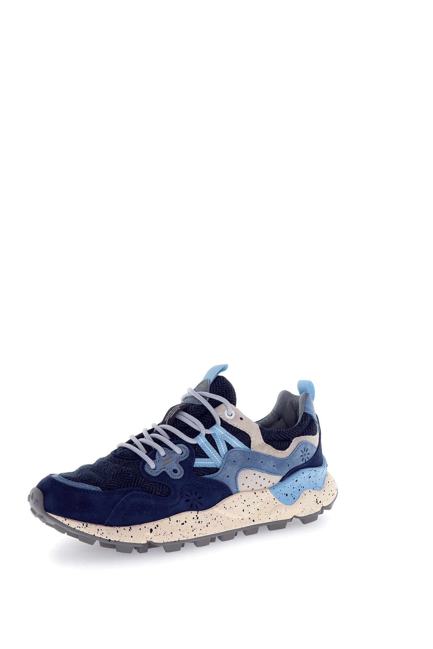 Yamano 3 Man Suede/Woolen Knitting Herrigbone black light blue o | Bildmaterial bereitgestellt von SHOES.PLEASE.