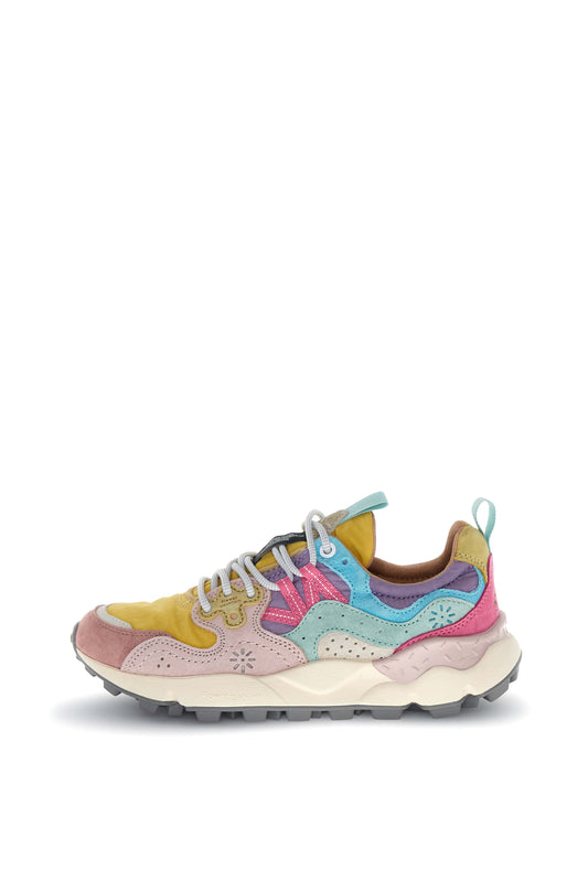 YAMANO 3 WOMAN SUEDE/NYLON rot