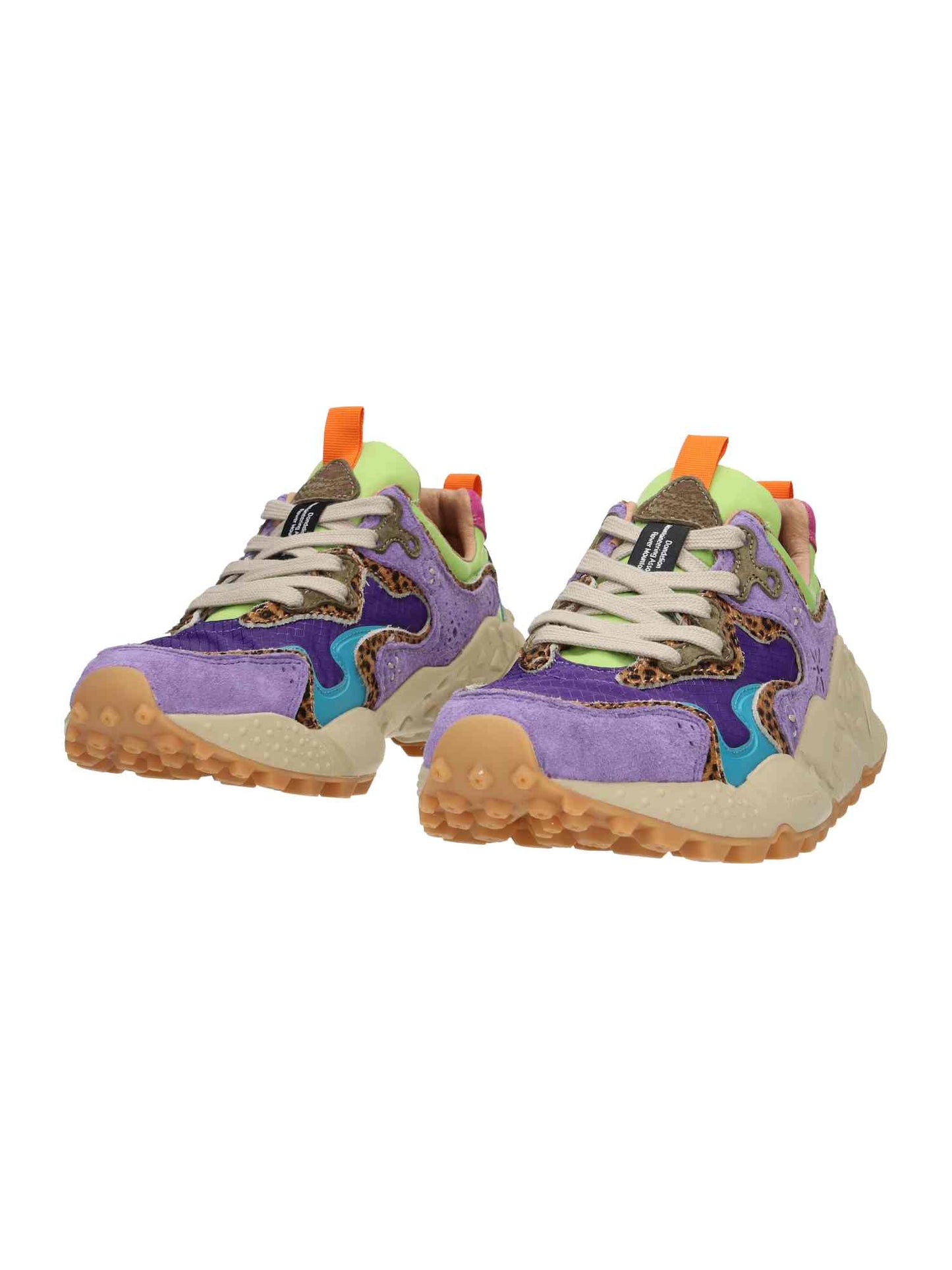 Rulis Woman Suede/Nylon Squared violet brown dark green | Bildmaterial bereitgestellt von SHOES.PLEASE.