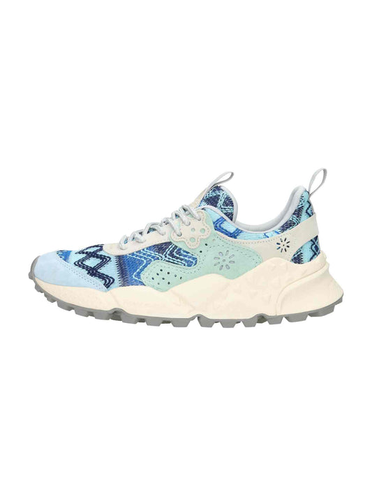 Kotetsu Woman Suede/Knitted Multi Fabric grey/light blue/cream