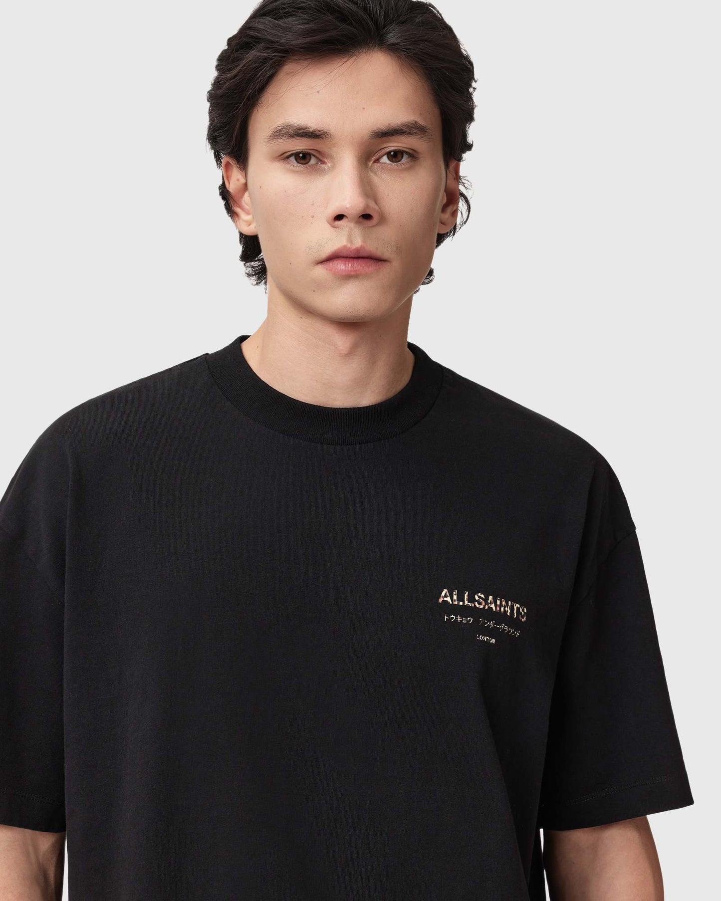 UNDERGROUND SS CREW jet black/leopard | Bildmaterial bereitgestellt von SHOES.PLEASE.
