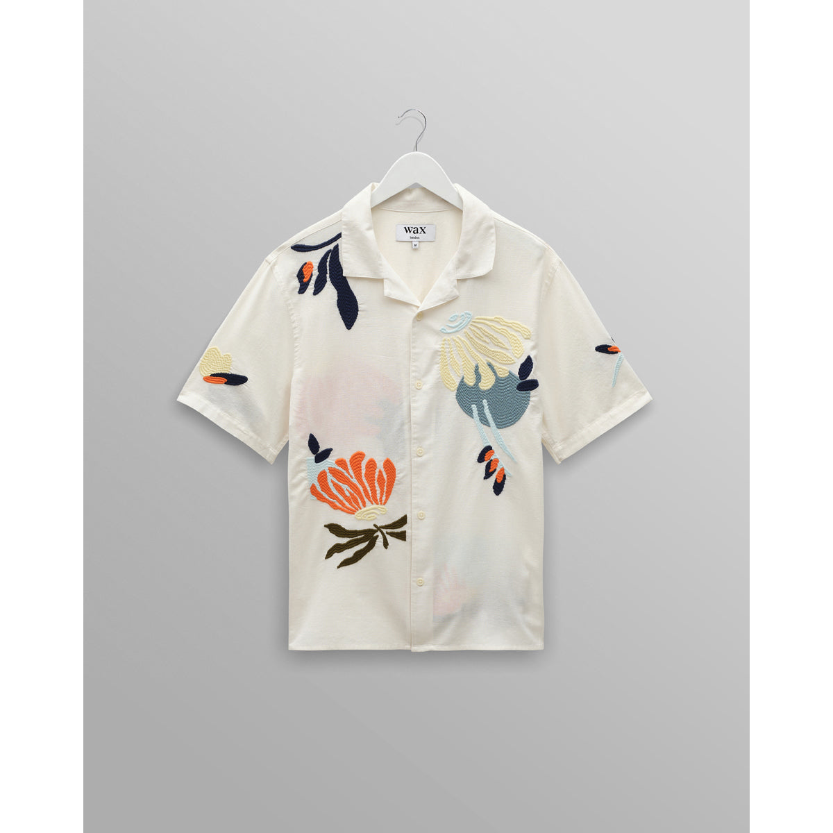 DIDCOT SS SHIRT CHUNKY STITCH FLOWER ecru / multi | Bildmaterial bereitgestellt von SHOES.PLEASE.