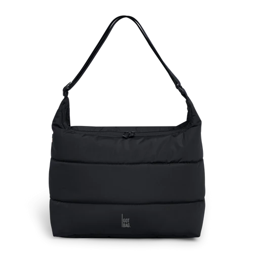 Puffer Square Bag Large Monochrome black