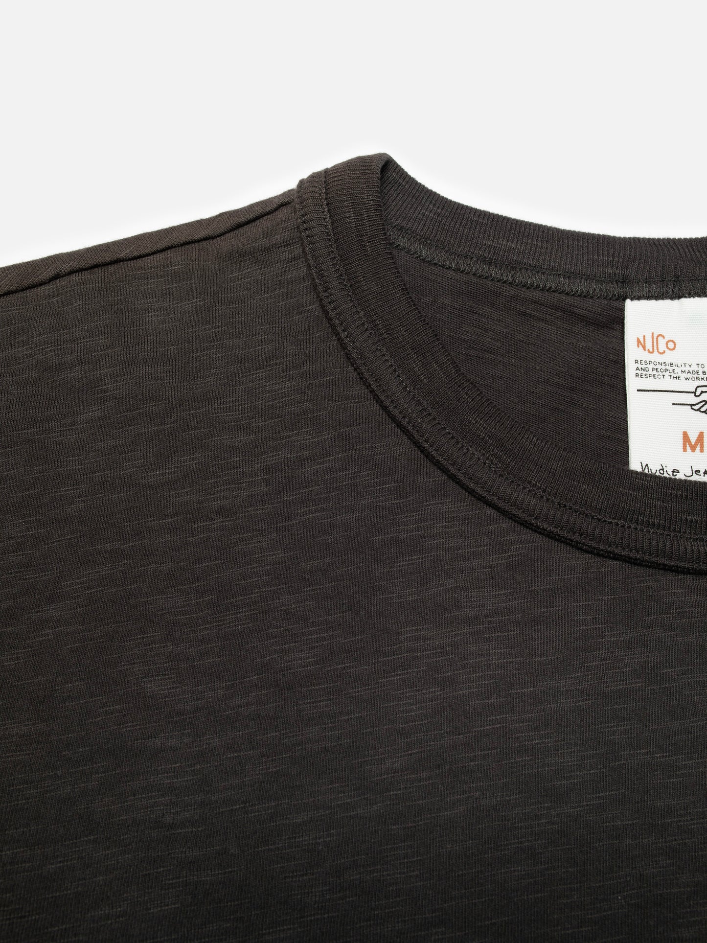 Roy Heavy Slub T-Shirt anthracite | Bildmaterial bereitgestellt von SHOES.PLEASE.