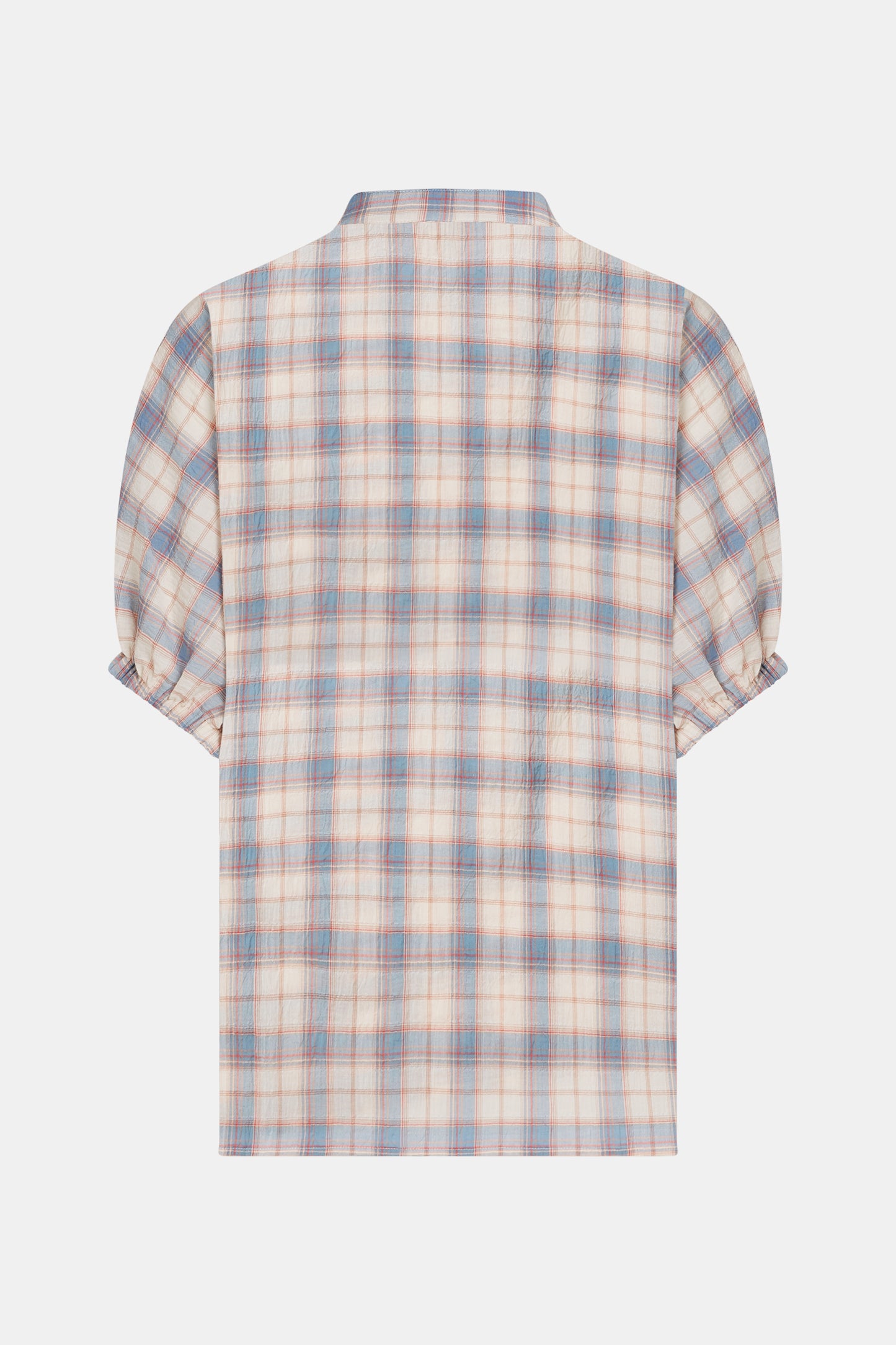 Blouse blue check | Bildmaterial bereitgestellt von SHOES.PLEASE.