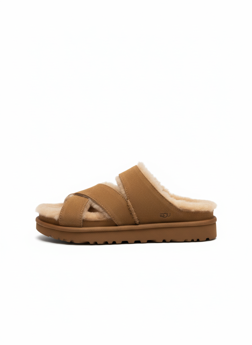 W Greenport Cross Strap Slide chestnut | Bildmaterial bereitgestellt von SHOES.PLEASE.