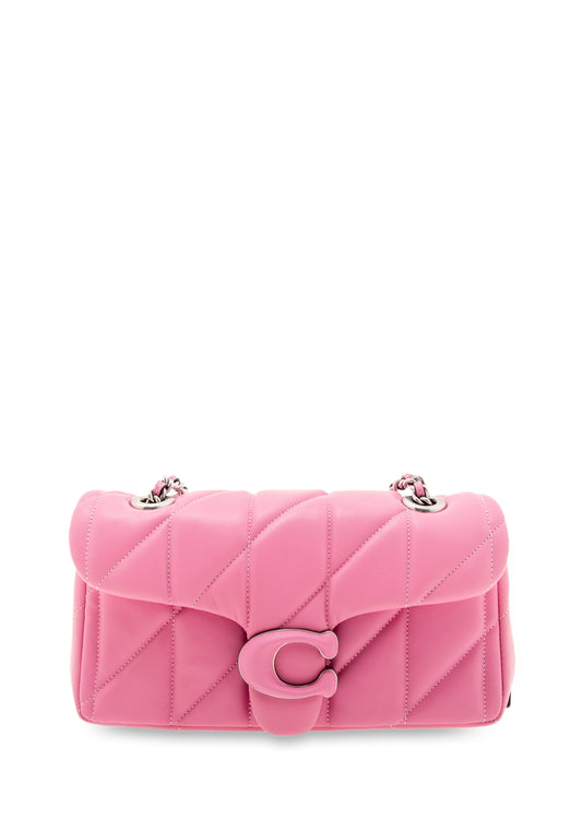 Tabby Quilted Shoulder Bag vivid pink