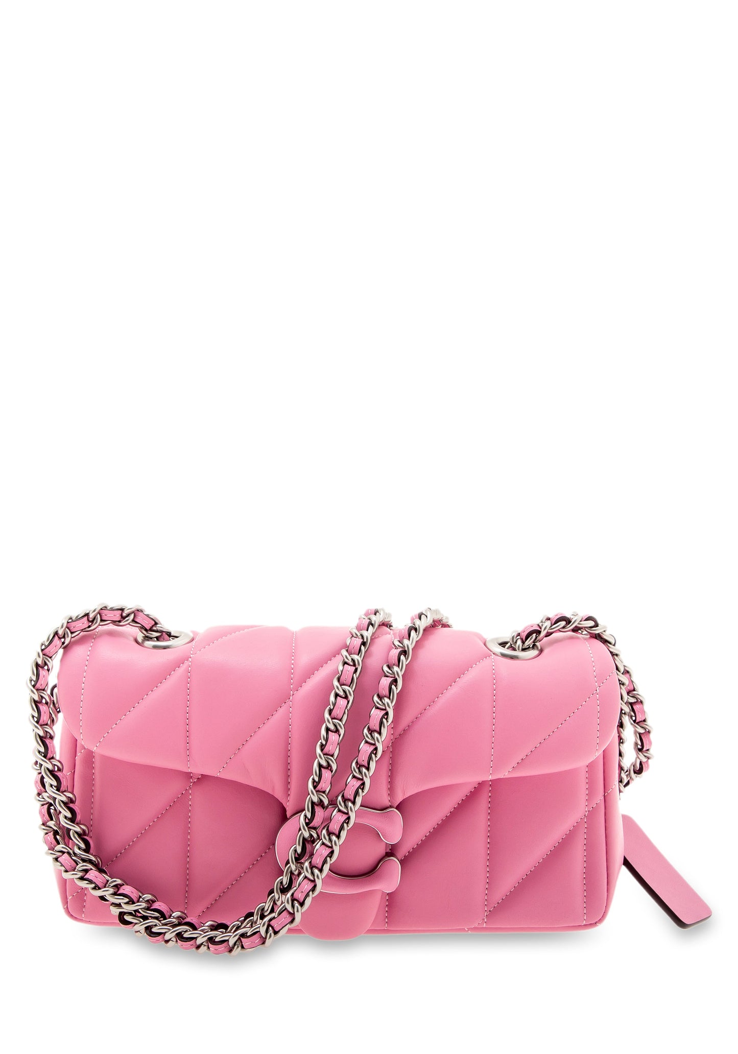 Tabby Quilted Shoulder Bag vivid pink | Bildmaterial bereitgestellt von SHOES.PLEASE.