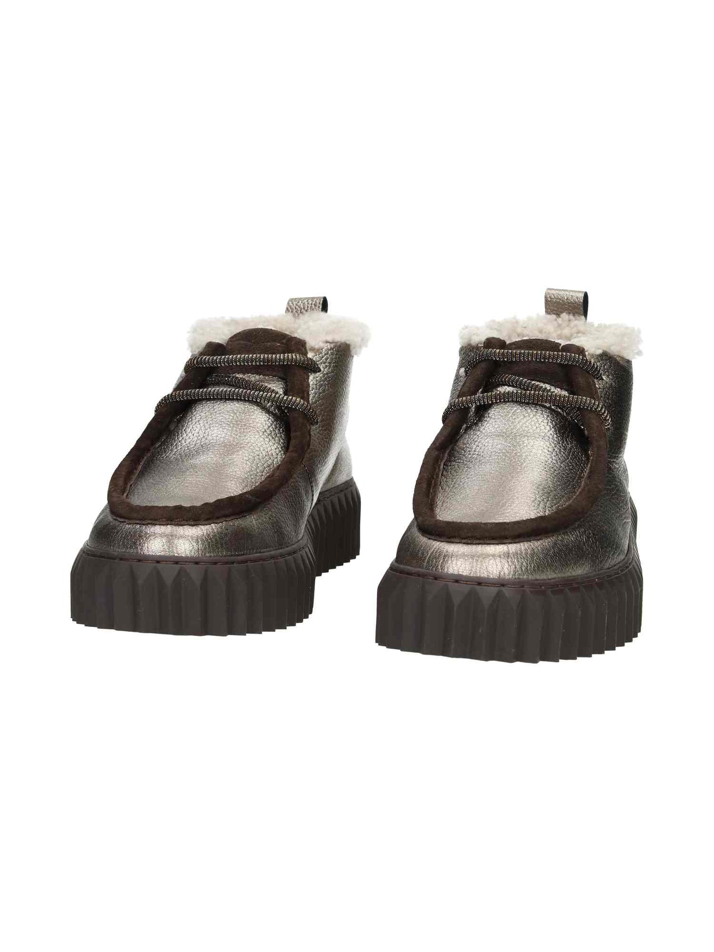 Penelope Mid Laminated Nappa Bottled/Suede bronze brown | Bildmaterial bereitgestellt von SHOES.PLEASE.