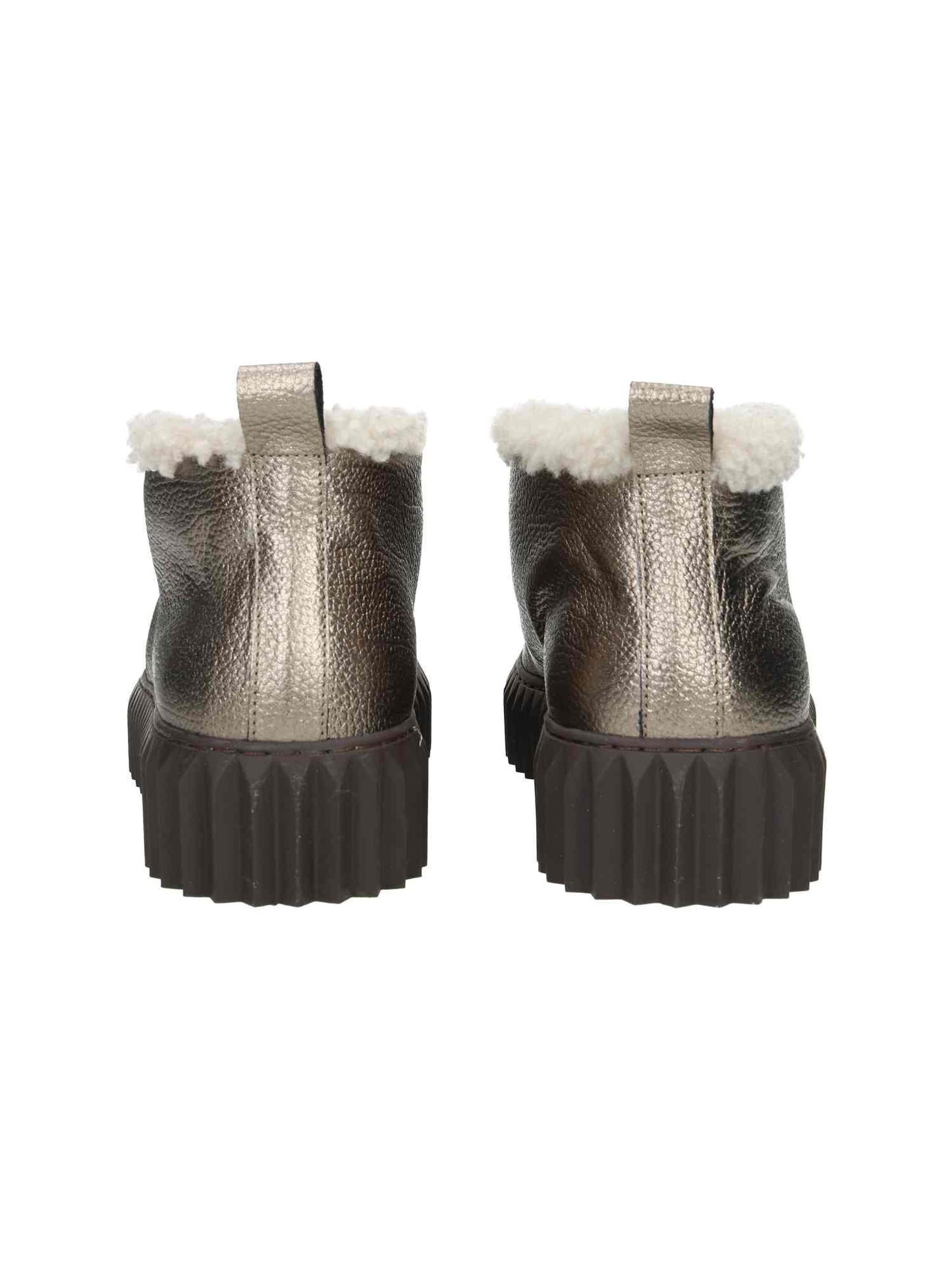 Penelope Mid Laminated Nappa Bottled/Suede bronze brown | Bildmaterial bereitgestellt von SHOES.PLEASE.
