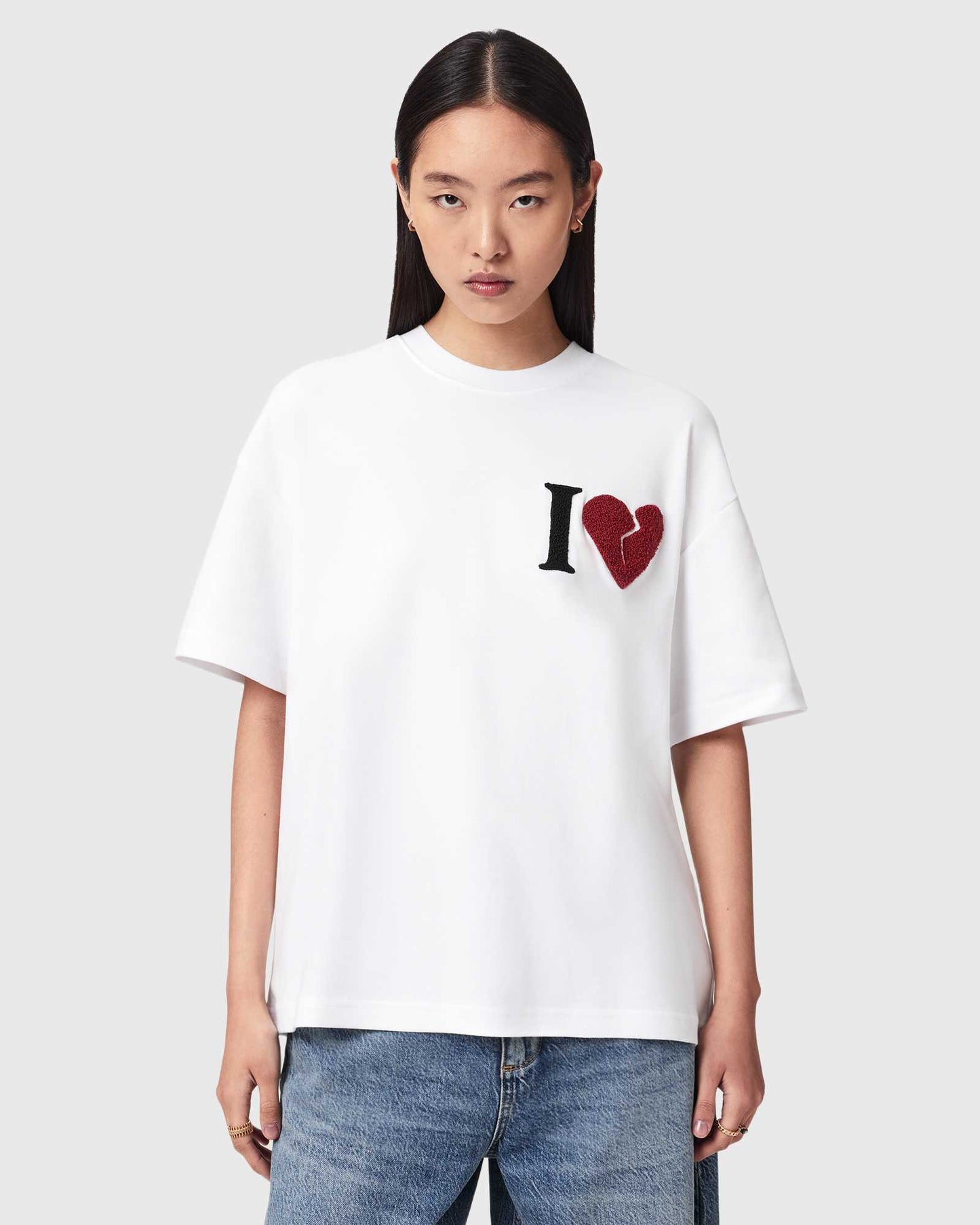 HEART ETTA TEE optic white | Bildmaterial bereitgestellt von SHOES.PLEASE.