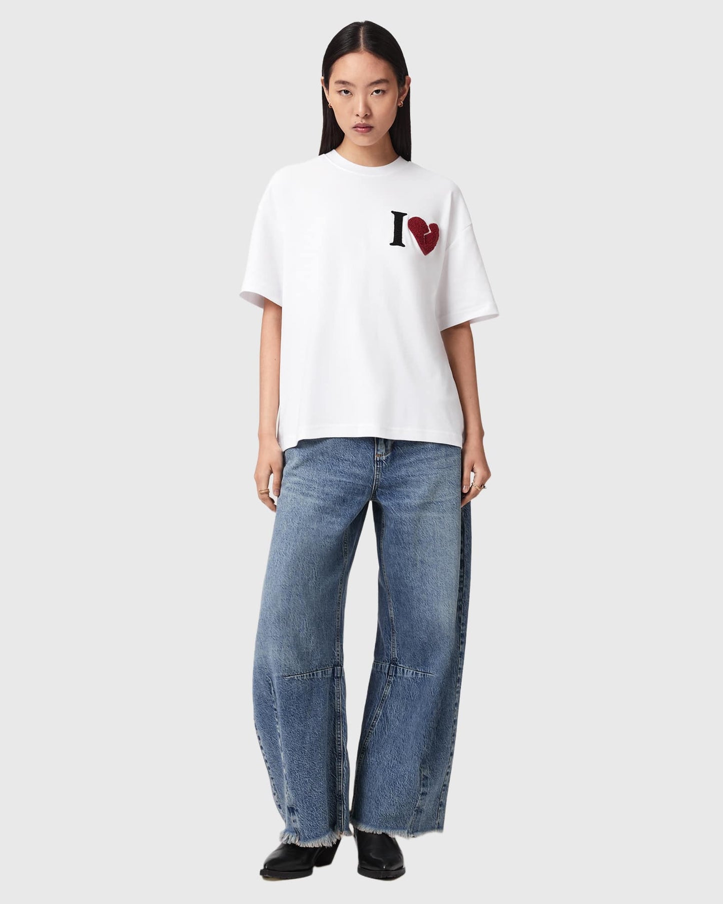 HEART ETTA TEE optic white | Bildmaterial bereitgestellt von SHOES.PLEASE.