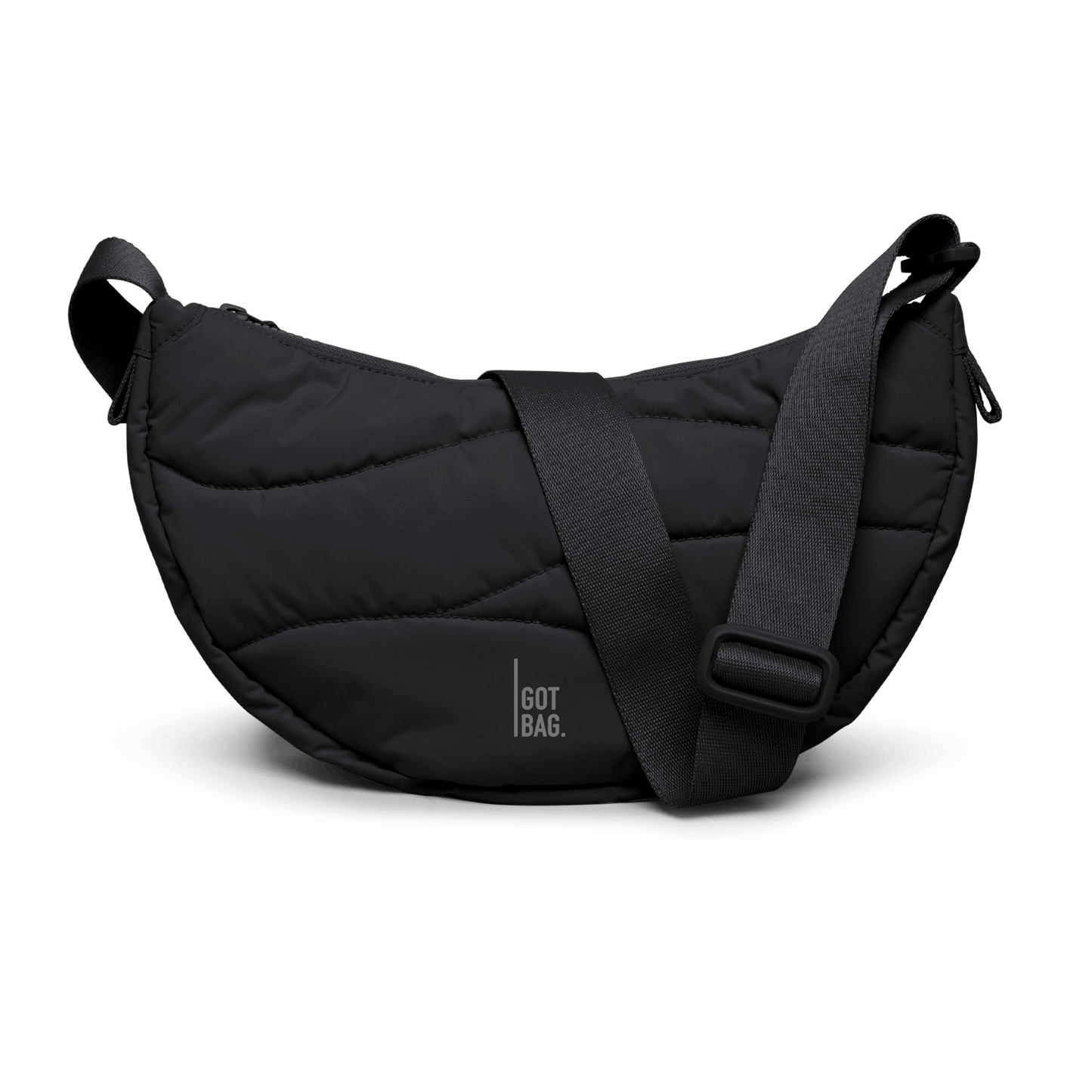 Wavy Puffer Moon Bag black | Bildmaterial bereitgestellt von SHOES.PLEASE.
