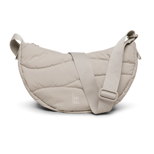 Wavy Puffer Moon Bag scallop