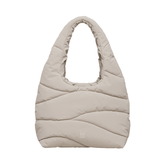 Wavy Puffer Shoulder Bag scallop