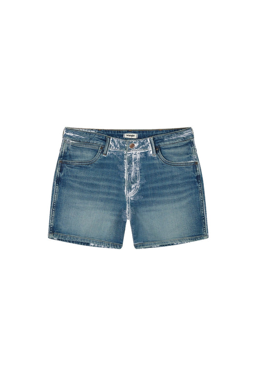 BOYFRIEND_SHORT SHORELINE medium denim — weisser Hintergrund