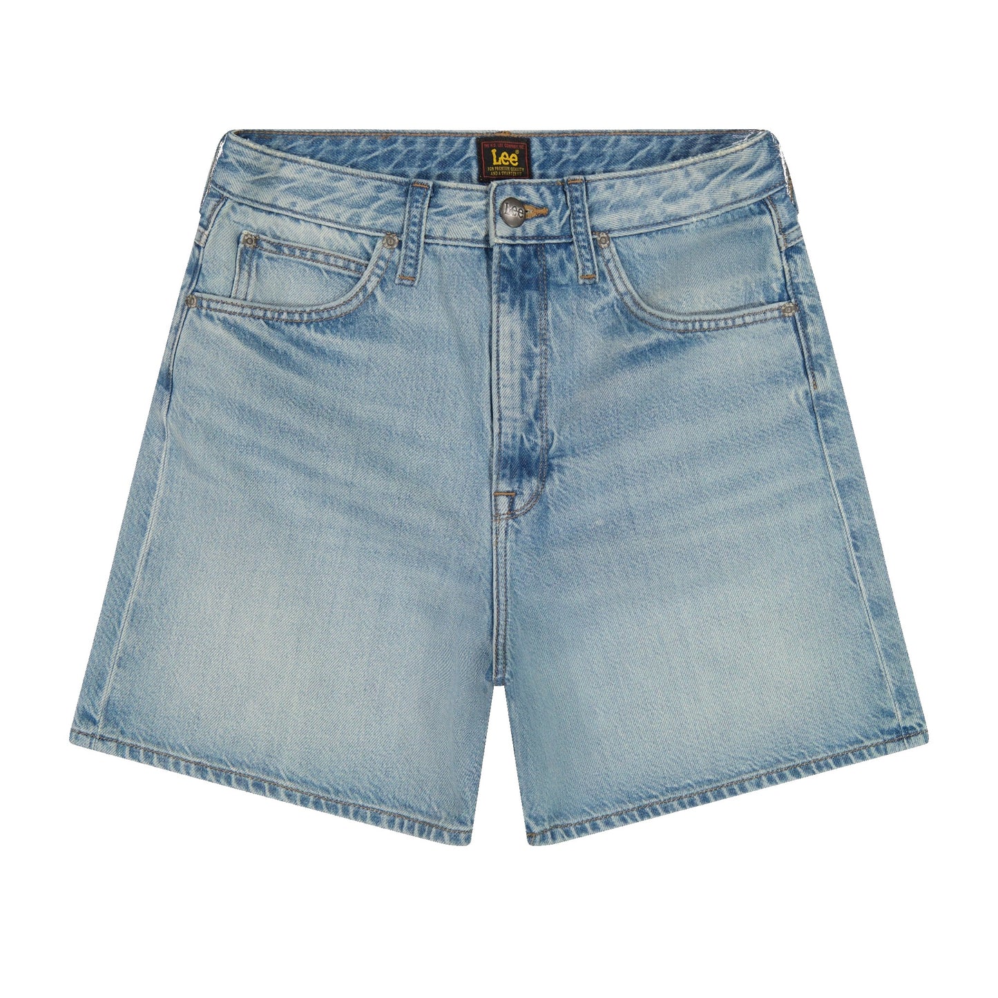 STELLA SHORT BRAND NEW denim blue — weisser Hintergrund | Bildmaterial bereitgestellt von SHOES.PLEASE.