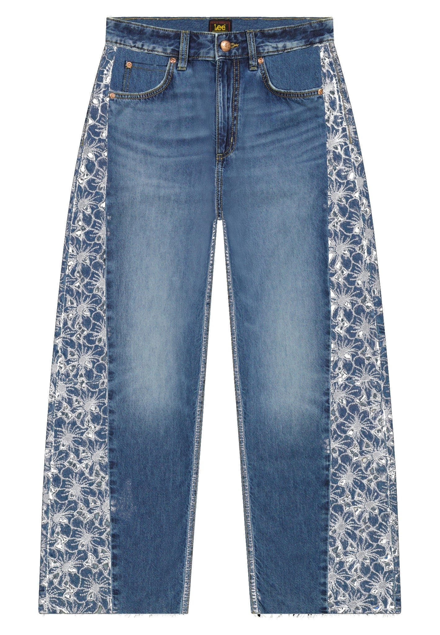 RIDER BARREL blue royalty — weisser Hintergrund | Bildmaterial bereitgestellt von SHOES.PLEASE.