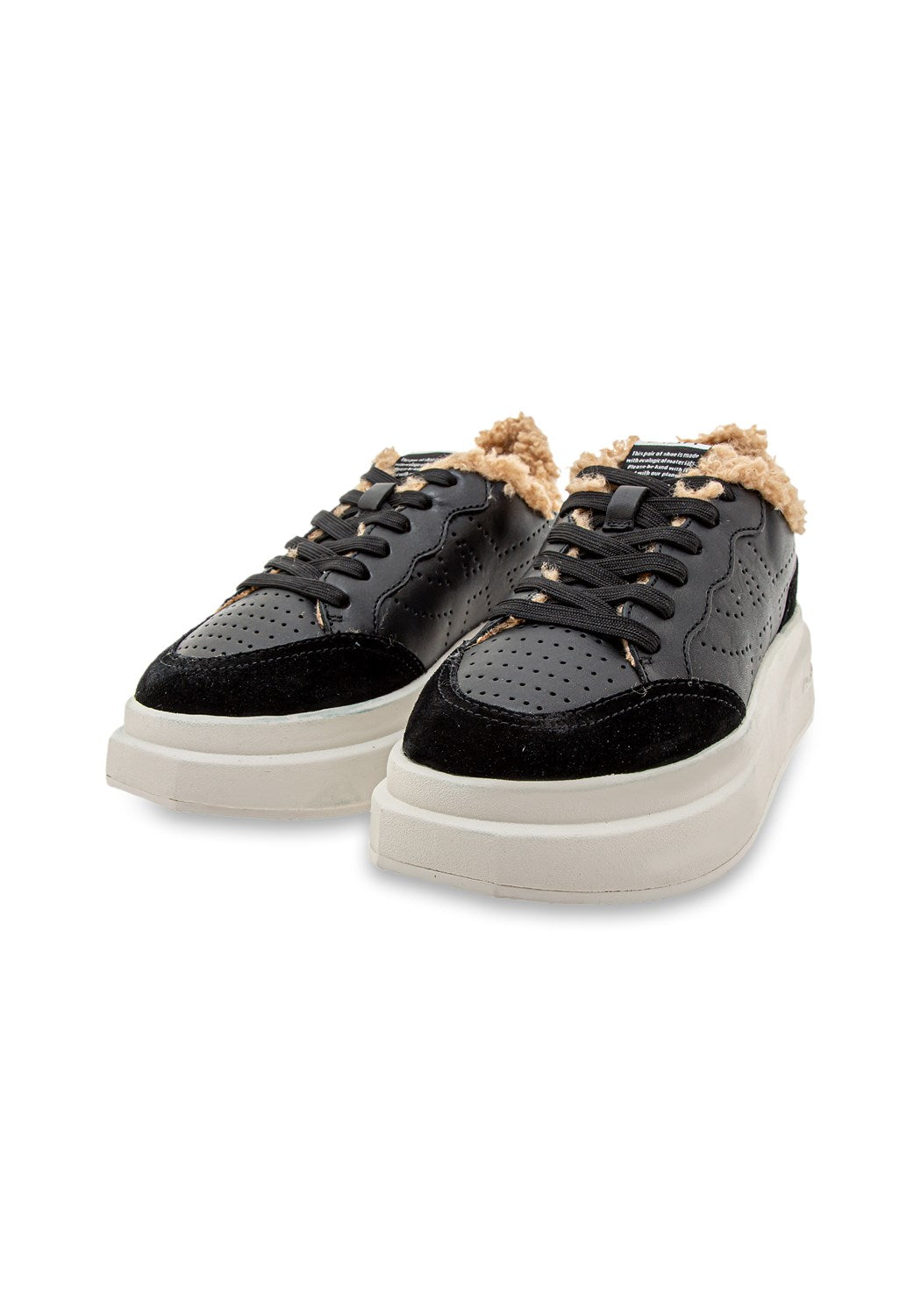 IMPULSFUR02 Combo B calfsuede black/br/white | Bildmaterial bereitgestellt von SHOES.PLEASE.