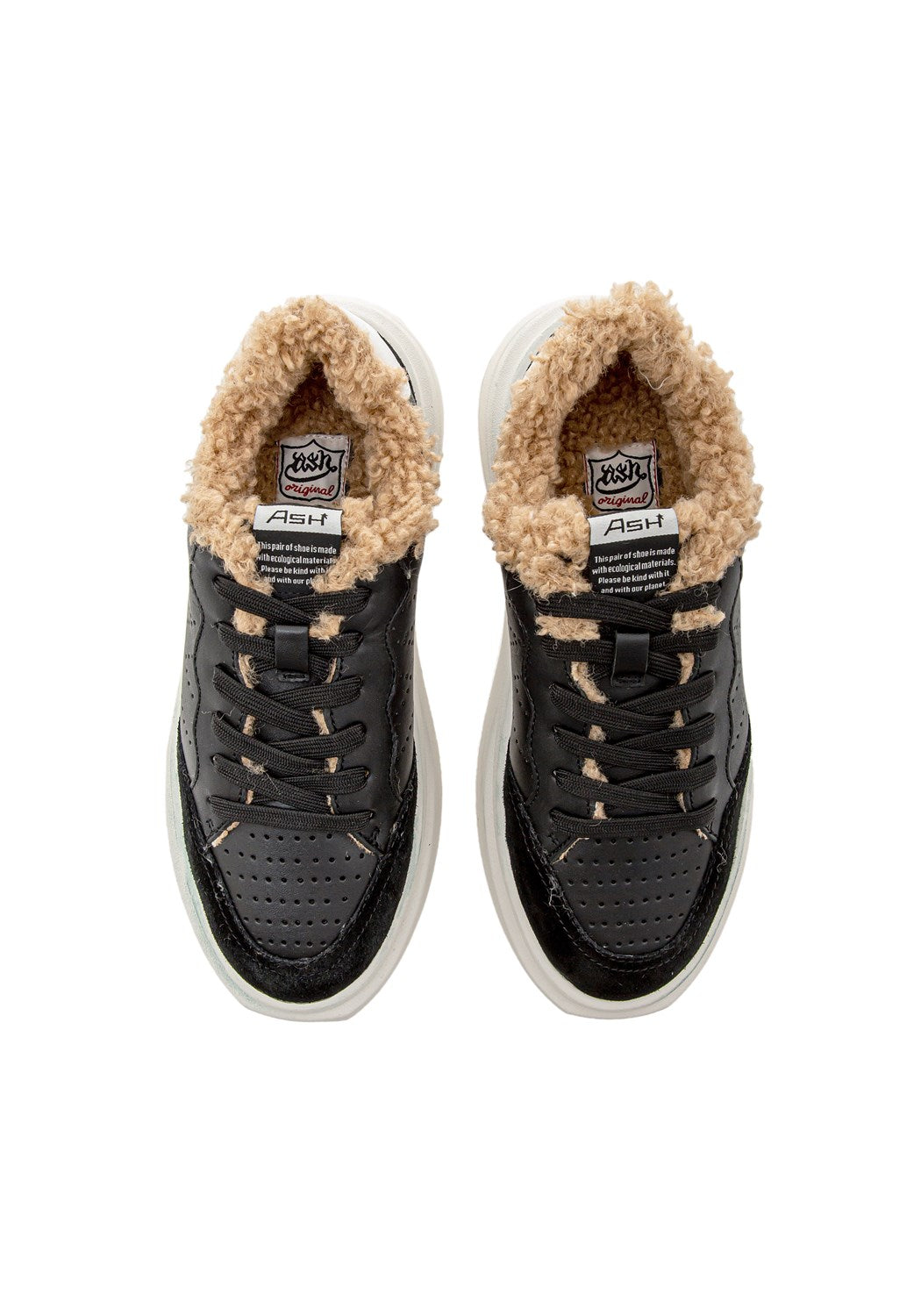 IMPULSFUR02 Combo B calfsuede black/br/white | Bildmaterial bereitgestellt von SHOES.PLEASE.