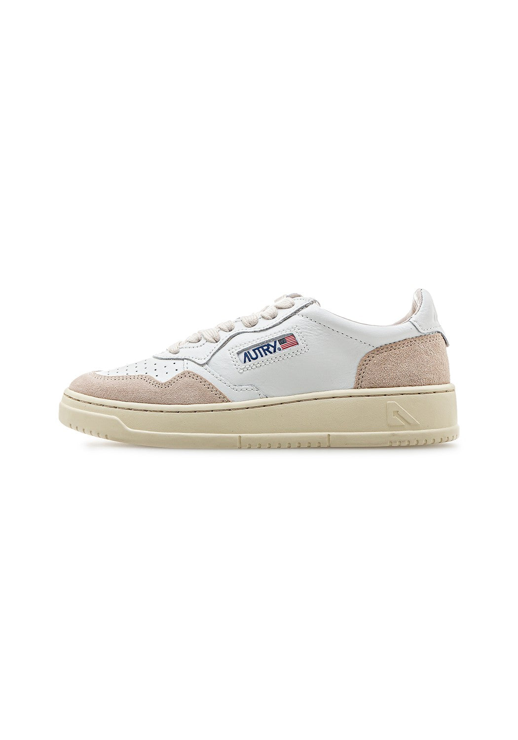 AUTRY 01 LOW WOM LEAT/SUEDE white | Bildmaterial bereitgestellt von SHOES.PLEASE.