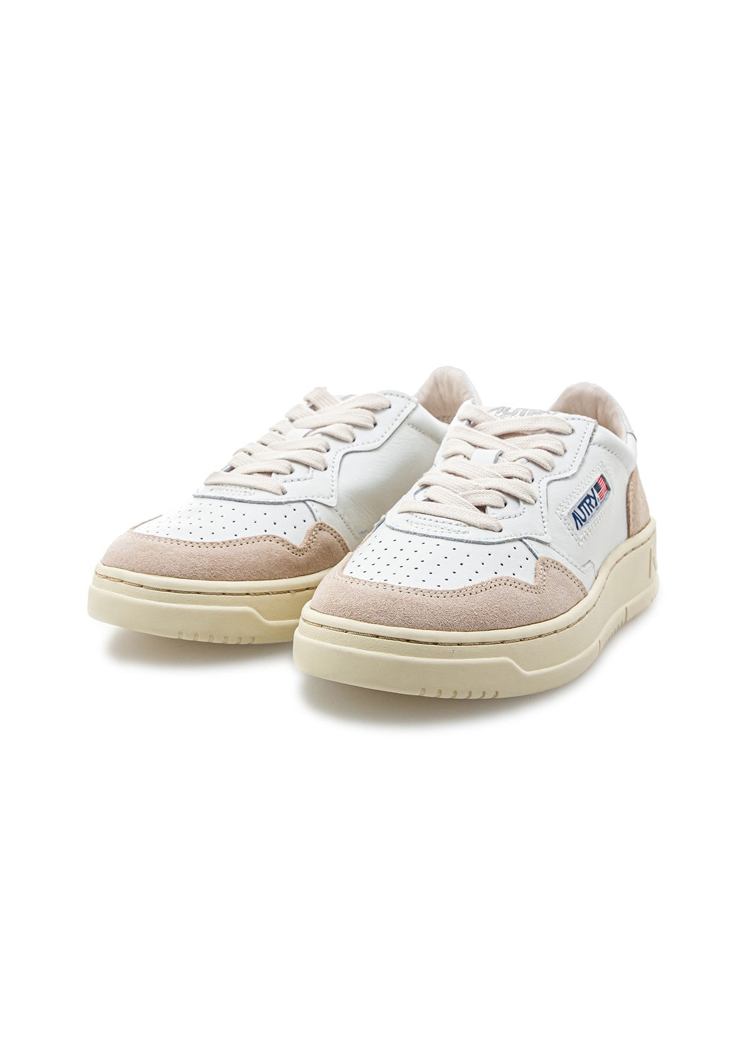 AUTRY 01 LOW WOM LEAT/SUEDE white | Bildmaterial bereitgestellt von SHOES.PLEASE.