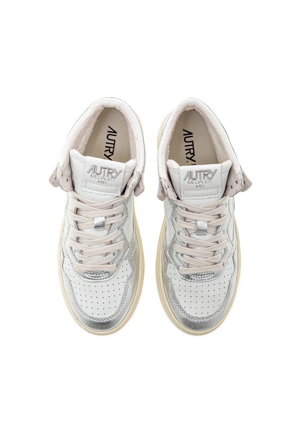 AUTRY 01 MID WOM LEAT/LEAT silver | Bildmaterial bereitgestellt von SHOES.PLEASE.