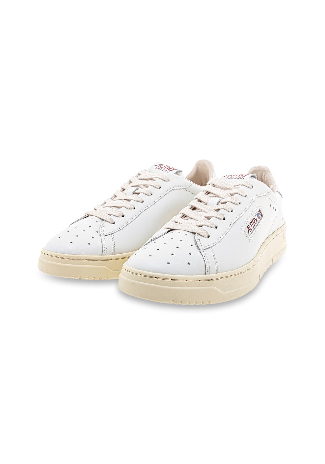 DALLAS LOW MAN LEAT/FOIL white/red | Bildmaterial bereitgestellt von SHOES.PLEASE.