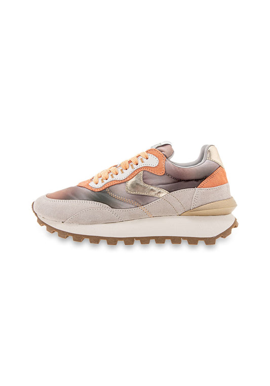 Qwark Hype W Suede/Print orange/grey