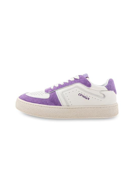 CPH264 leather mix white/purple