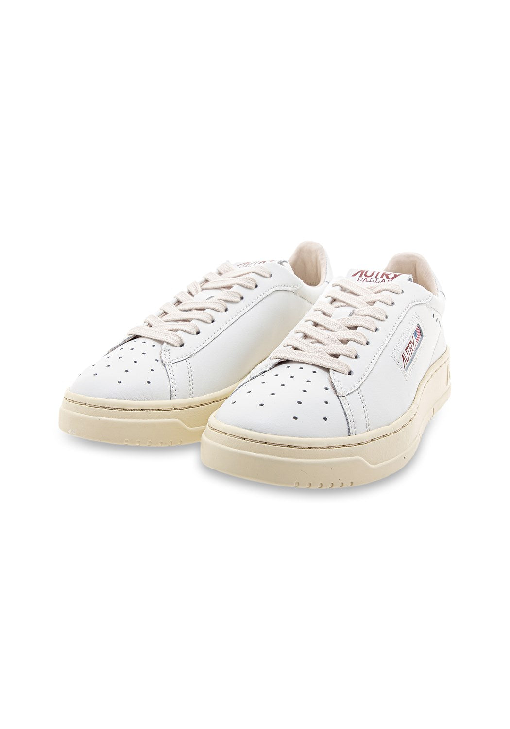 DALLAS LOW WOM LEAT/FOIL wht/red | Bildmaterial bereitgestellt von SHOES.PLEASE.