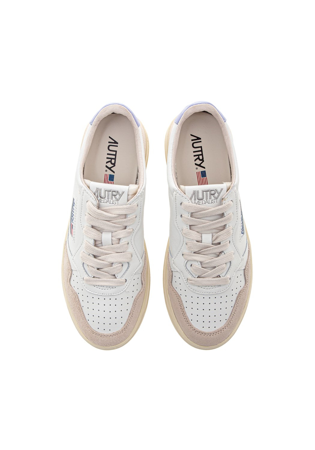 MEDALIST LOW WOM LEAT/SUEDE wht/lavande | Bildmaterial bereitgestellt von SHOES.PLEASE.